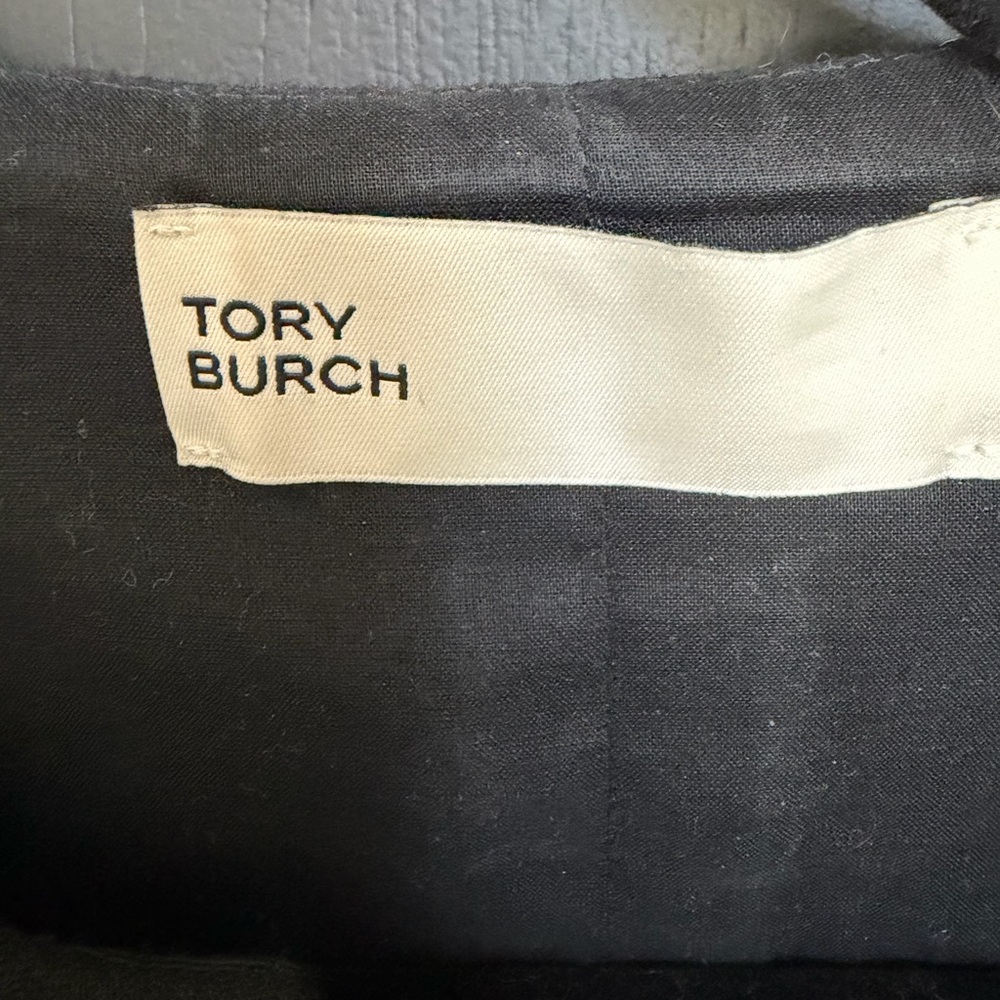 Tory Burch Hook & Eye Tunic/Dress in Black, Size 8 - Picture 12 of 14